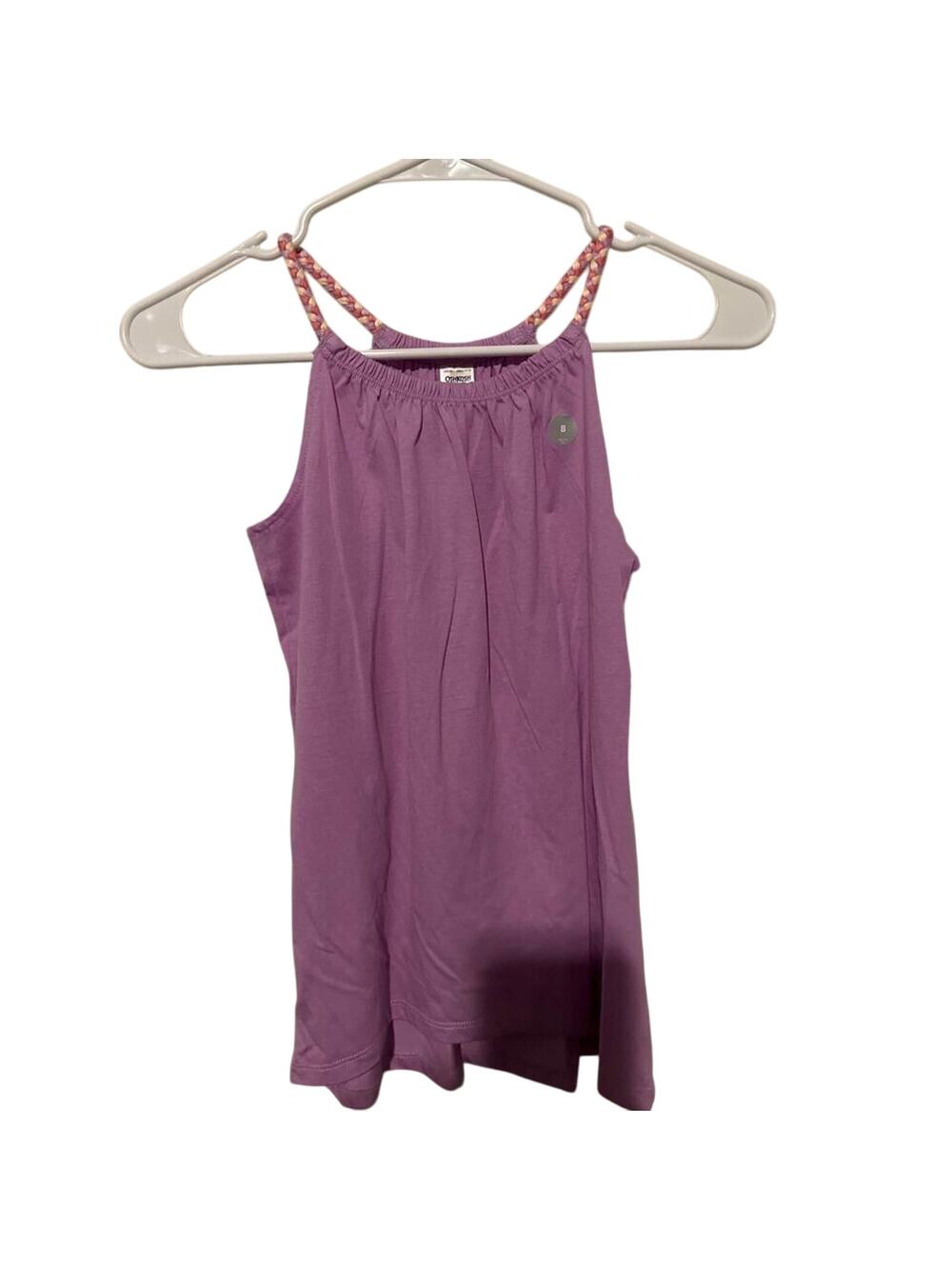 NEW Girls Oshkosh B'Gosh Purple Tank Top sz 8
